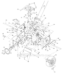 Page C Diagram and Parts List for 31AE993I401 2000 Yard Man Snow Blower